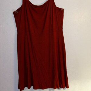 Flowy Burnt Orange dress Forever 21 Plus!